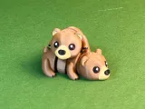 可爱可动熊：灰熊（玩具、钥匙扣与磁贴）-2