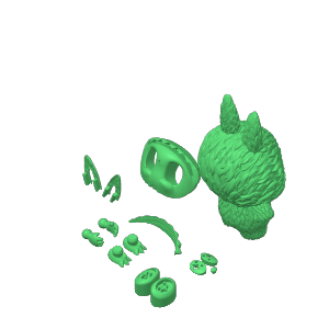 Home print settings: Labubu 免支撑 无需 AMS