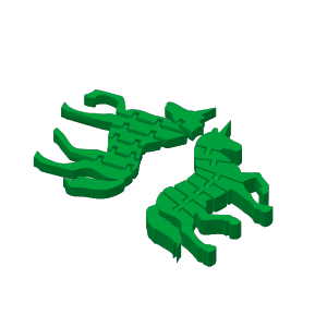 Home print settings: 可动独角兽