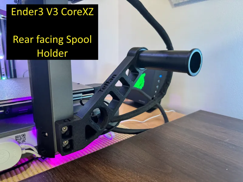 Ender3 V3 CoreXZ - 耗材架（朝后）