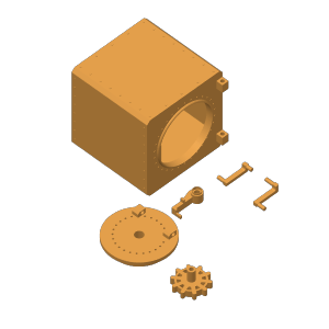 Home print settings: 银行金库戒指支架