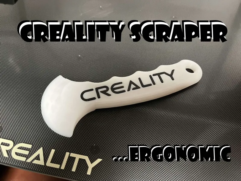 Creality 人体工学热床刮刀