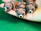可爱可动熊：灰熊（玩具、钥匙扣与磁贴）-5