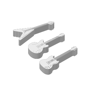 Home print settings: 吉他拨片收纳夹