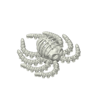 Home print settings: 可动骷髅章鱼