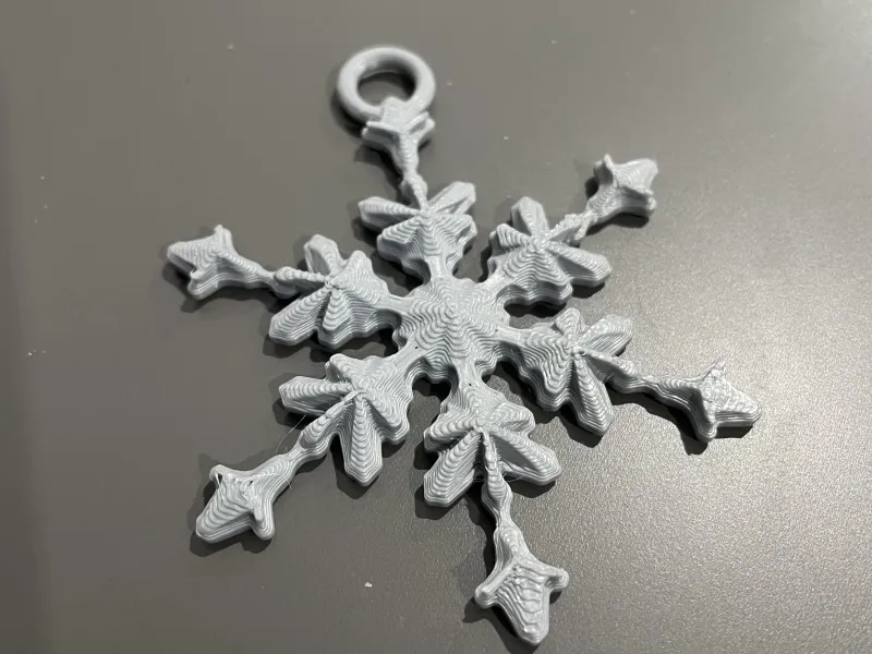 雪花圣诞树挂饰