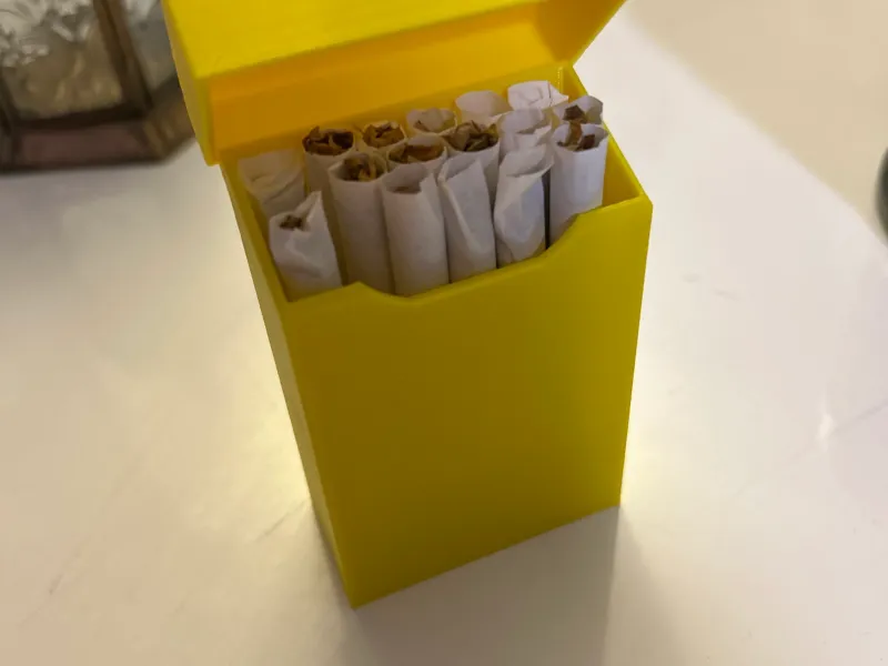 香烟盒原位打印