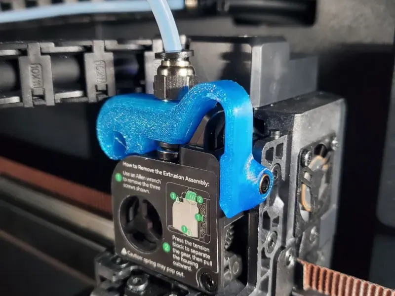 适用于 K2 Plus 挤出机的 Bowden 管固定器