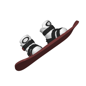 Home print settings: 手指滑雪板