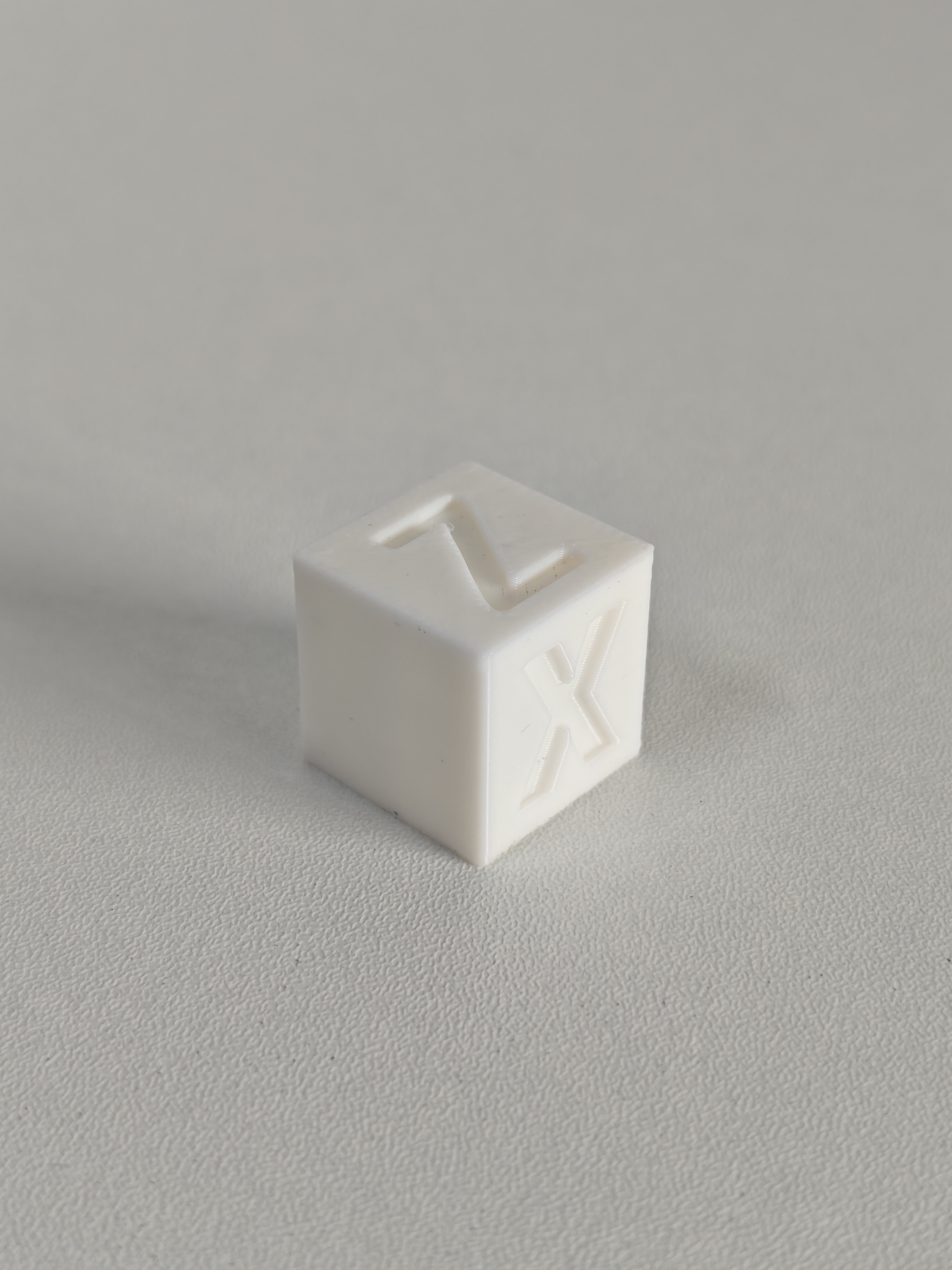 Home print settings: Creality 测试立方体新徽标