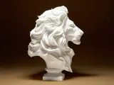 Elegant Lion Sculpture-3