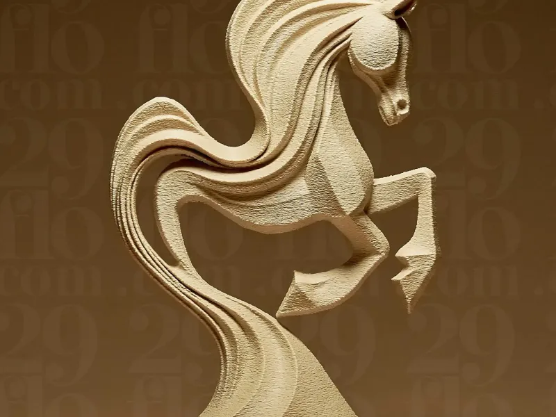 Jumping Horse Figure