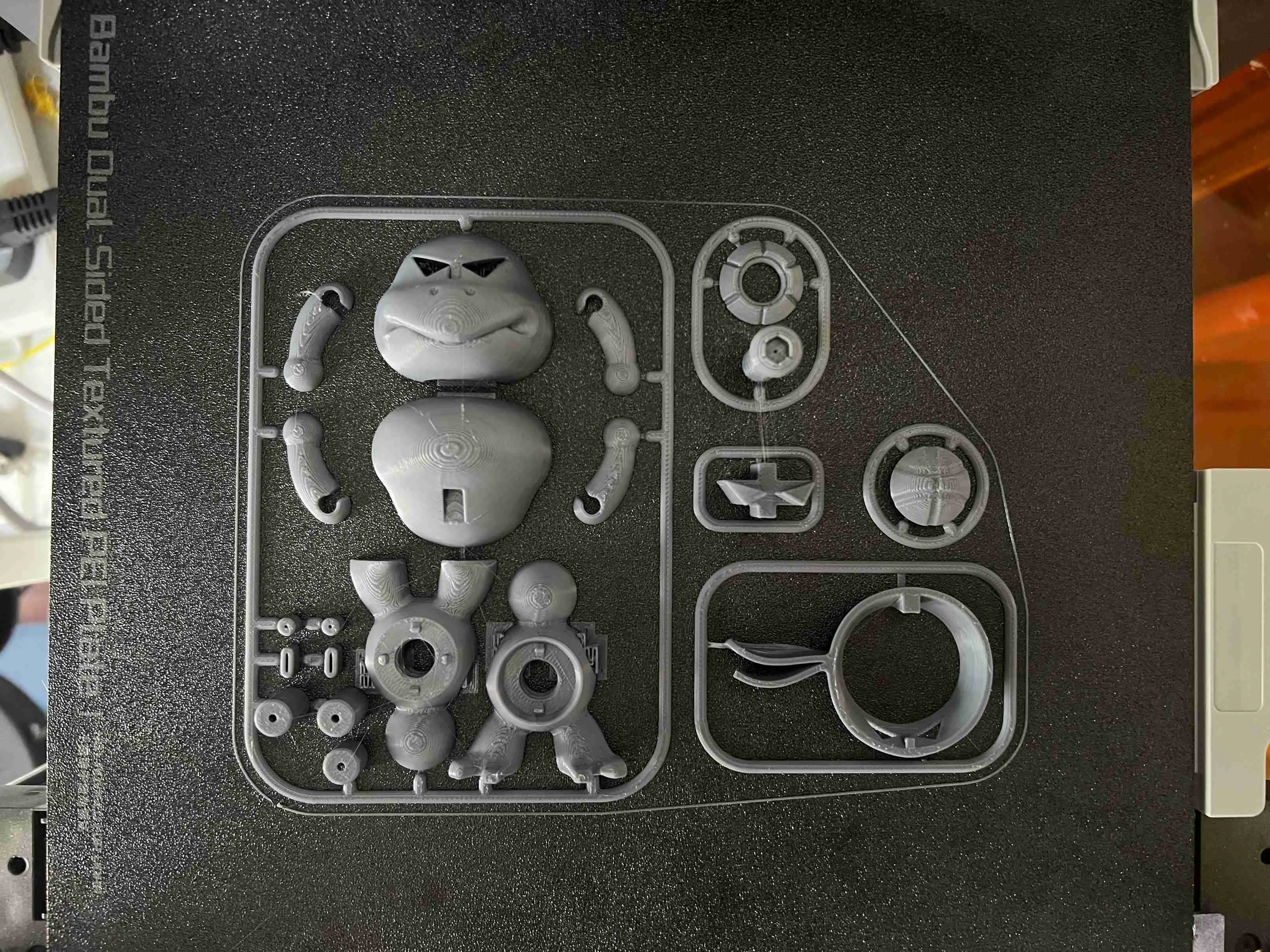 3D打印忍者神龟拼装模型