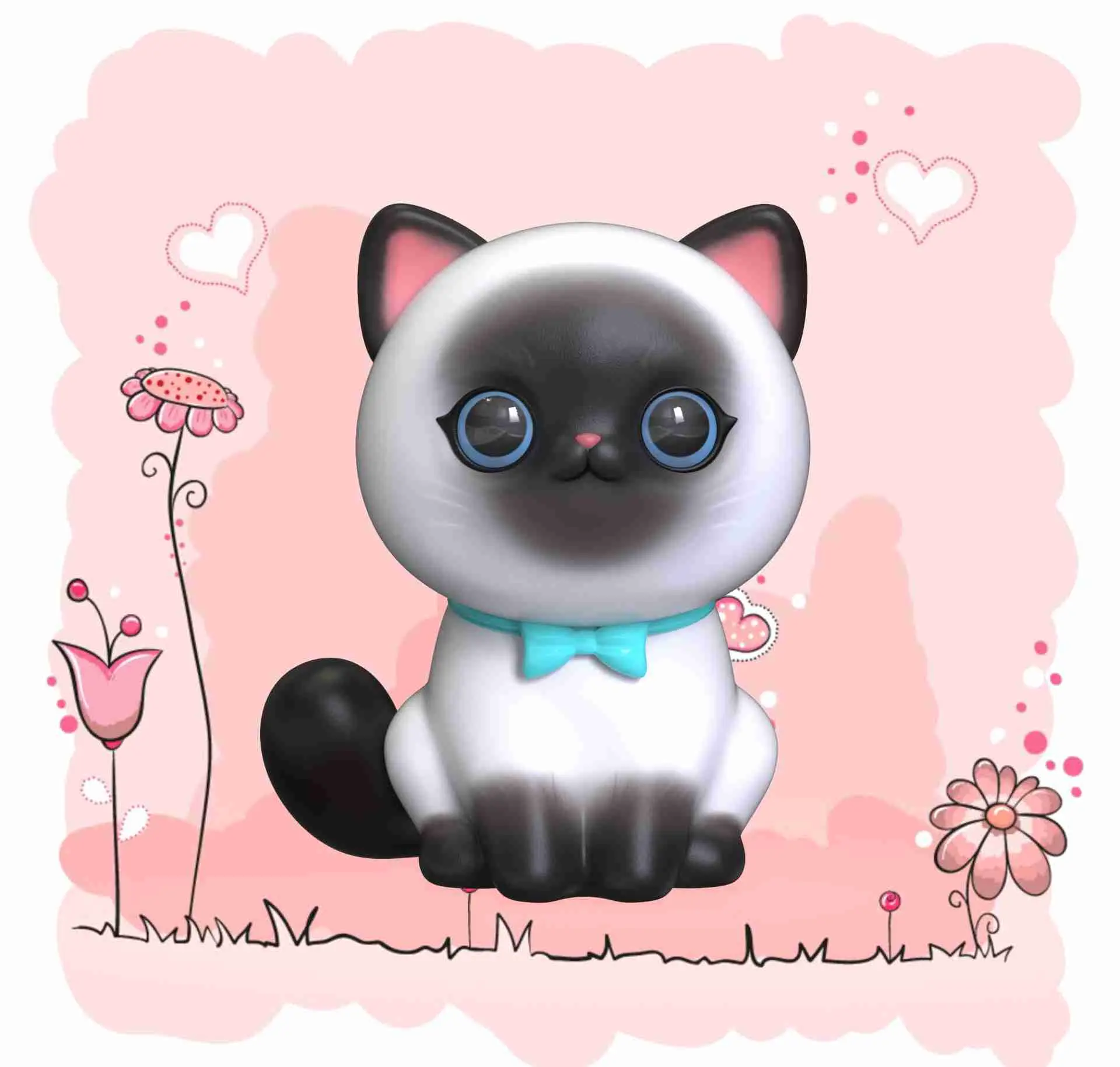 卡通猫咪