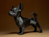Geometric CHIHUAHUA Figurine-4