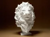 Elegant Lion Sculpture-2
