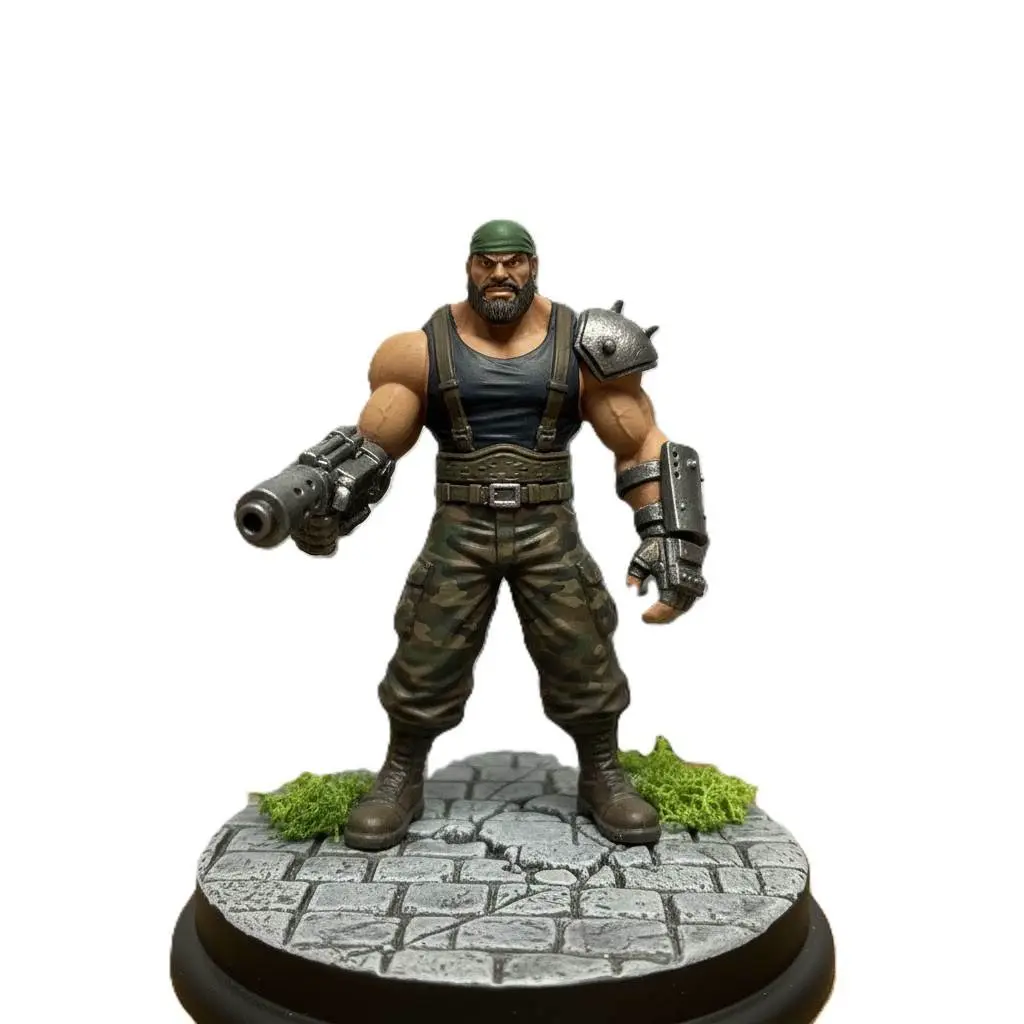 Home page module: Barret Wallace Final Fantasy 7