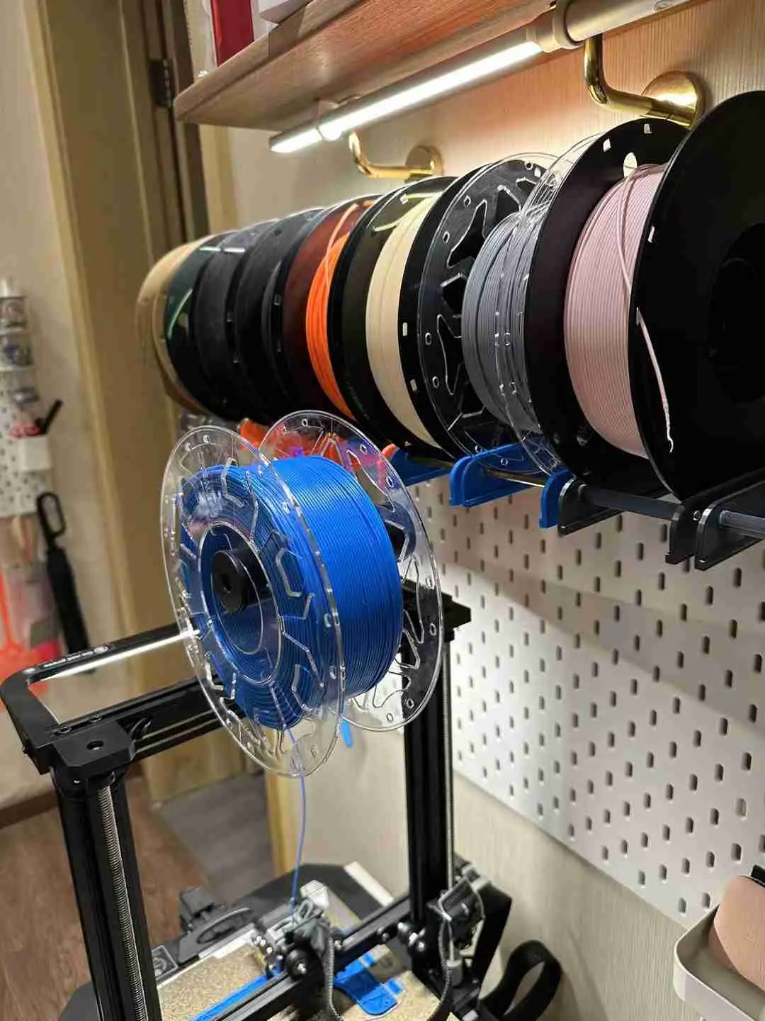 3D打印材料洞洞板架-升级