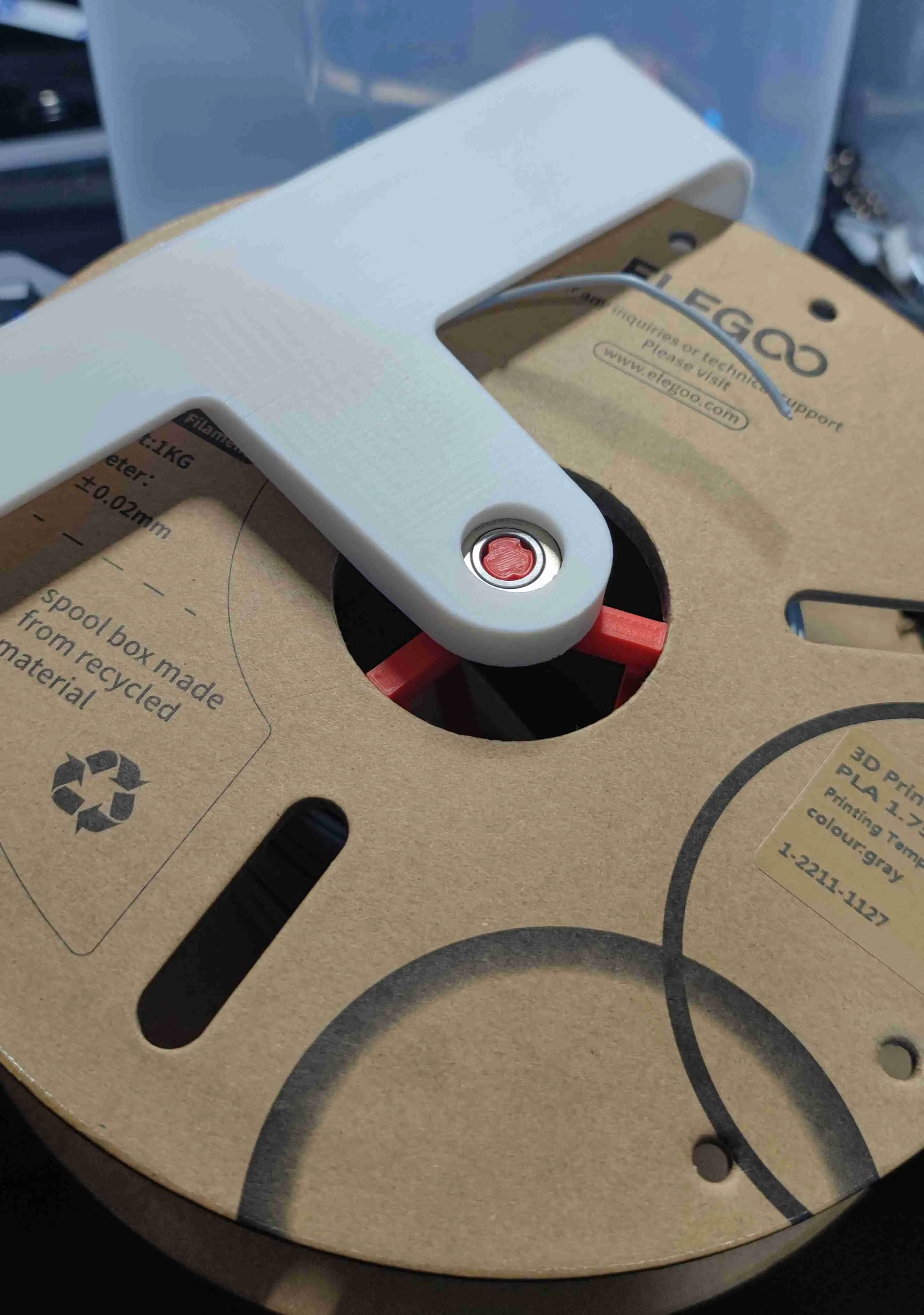 适用于ELEGOO PLA耗材料筒的4L干燥米桶Y型中轴套件