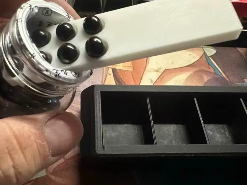 分药勺(我用来舀九芝堂的六味地黄丸每次8颗都要数太麻烦，就自己画图搞一个)