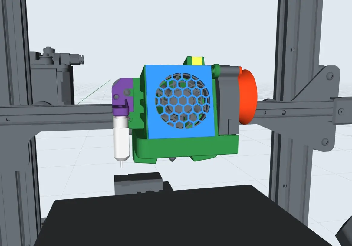 Ender-3 V2风扇架替换