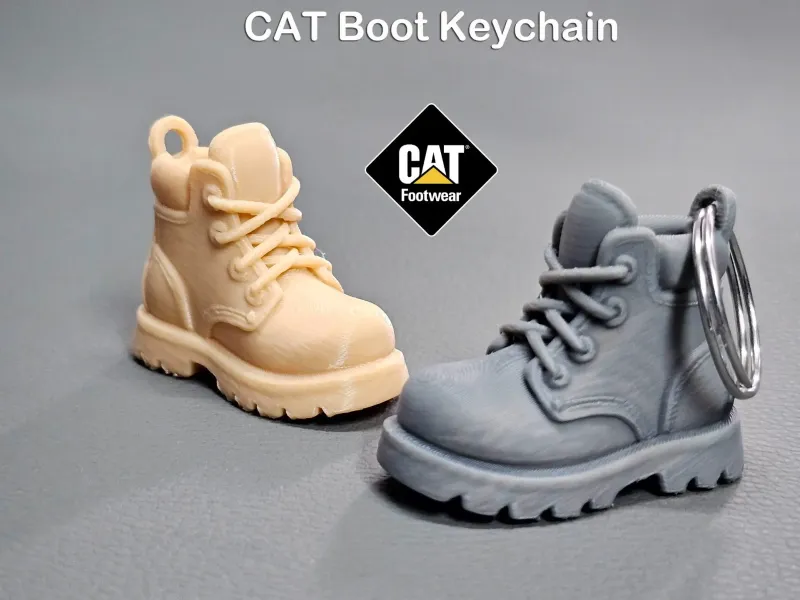 Cat Boot Keychain