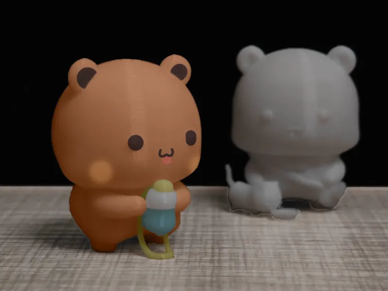 情侣熊系列-蹲着拿水壶的布布（Couple Bear-squat_kettle_bubu）