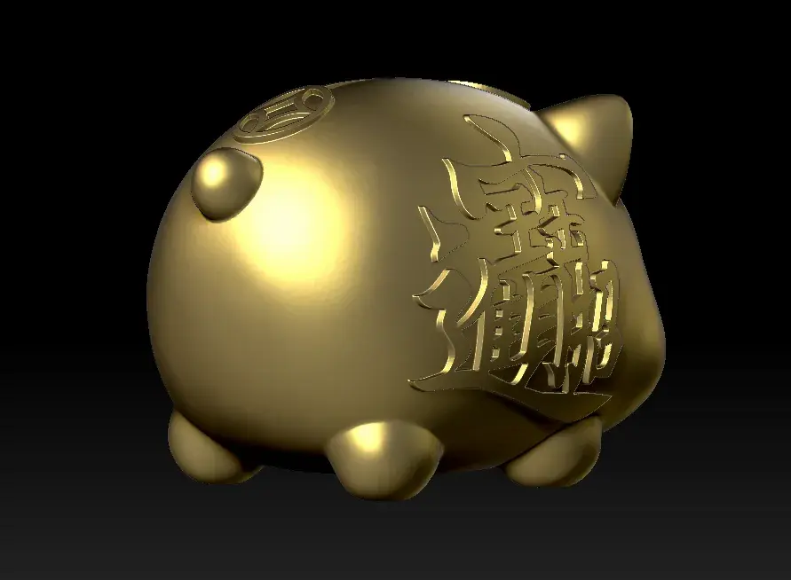 金猪存钱罐