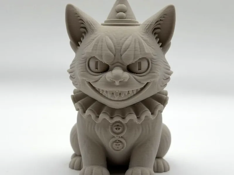 Creepy Clown Cat