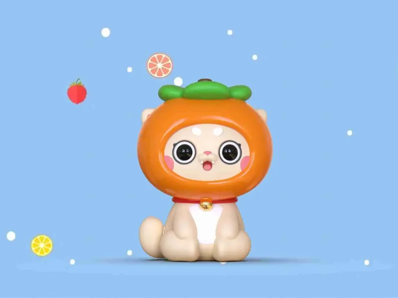 水果猫咪——柿柿