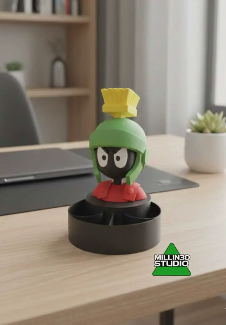 Marvin the Martian Bust plus bonus Desk organizer