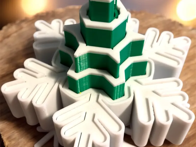 Expandable Christmas Tree Snowflake