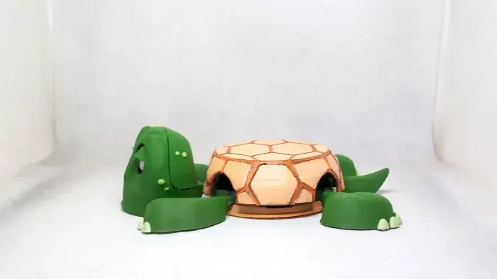 乌龟杯垫（无需支撑）Turtle cup holder (No Supports needed) 创想云-独家模型