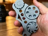 一体打印转轮玩具手把件解压玩具-5