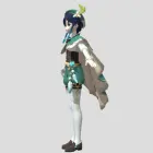 【原神】精细化带纹理, 温迪角色模型,(支持FDM/光固化)打印。