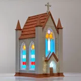 彩窗玻璃小教堂