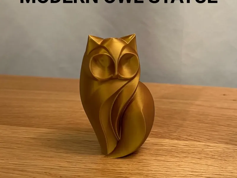 Modern Owl Statue