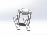 简易耗材支架无需轴承-1