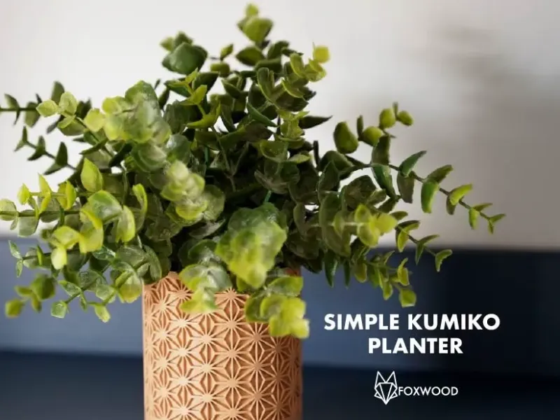 Simple Kumiko Planter