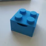 堆叠拼接桌面抽拉收纳盒2x2