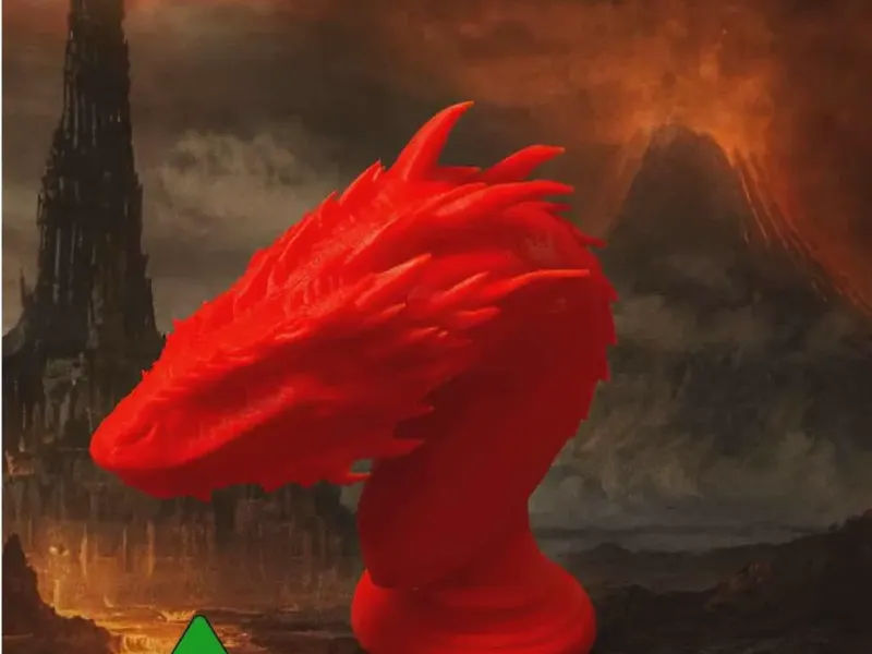 The Lord of the Rings Smaug Dragon Bust Statue  LOTR