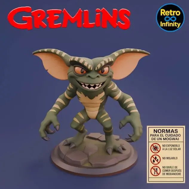 Retro Infinity Green Gremlin