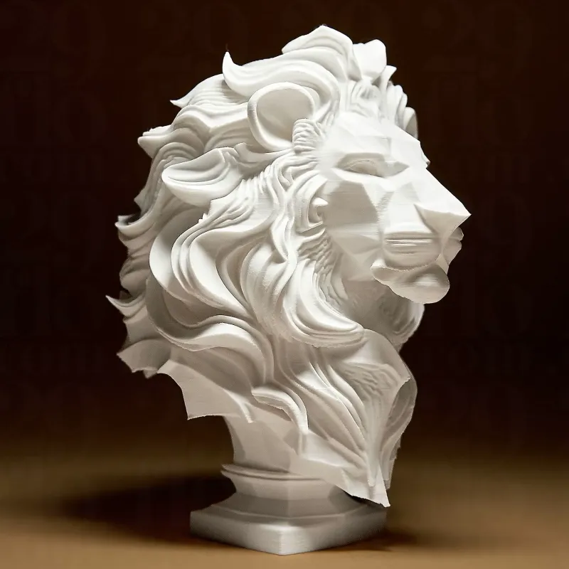 Home page module: Elegant Lion Sculpture