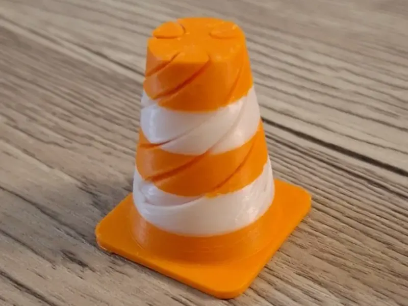 Fidget cone de chantier ou plot