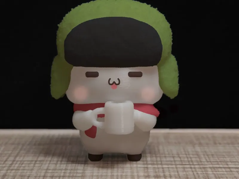 情侣熊系列-冬天雷锋帽一二（Couple Bear-Winter Lei Feng hat Yier）