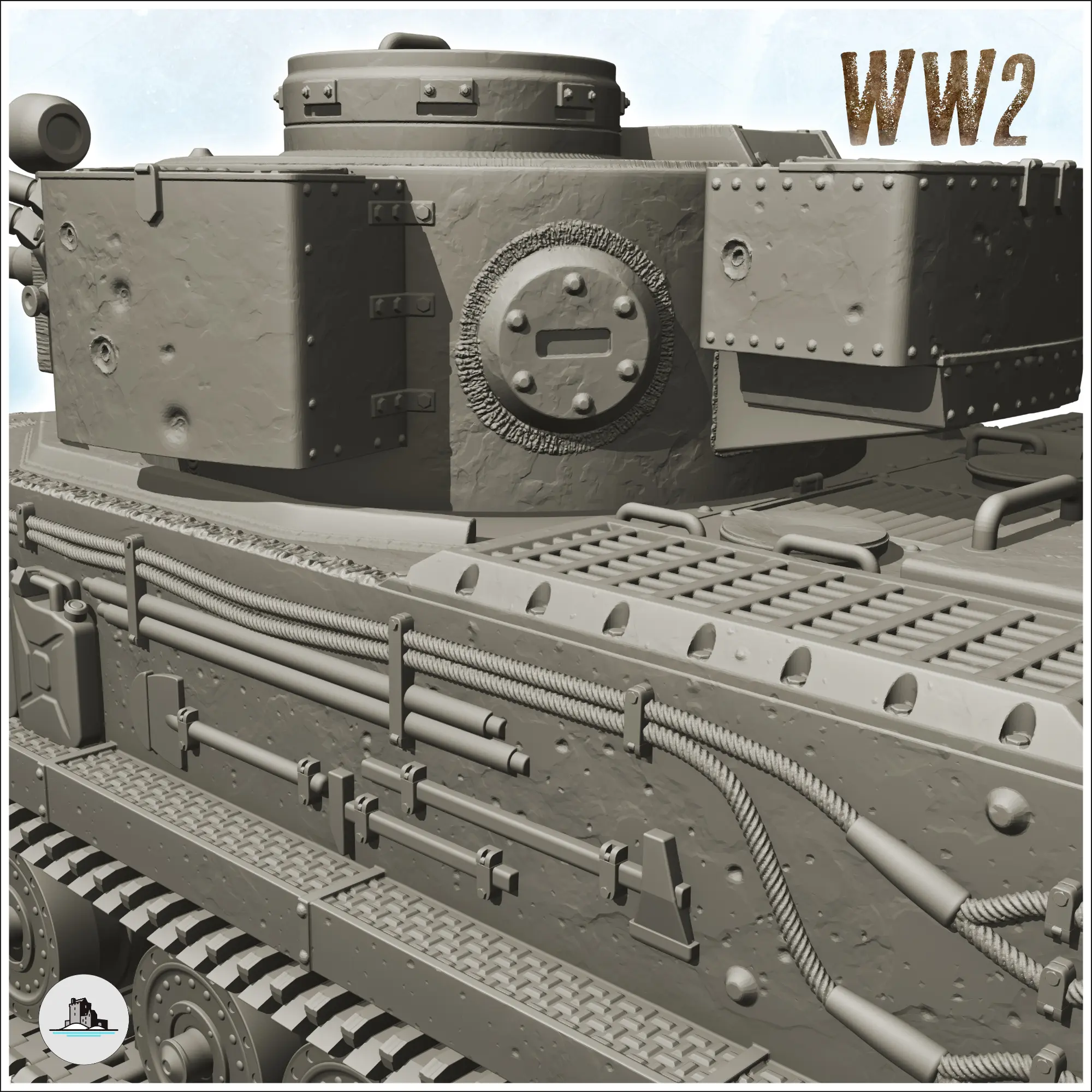 Panzer VI Tiger (P) - WW2 German Flames of War Bolt Action