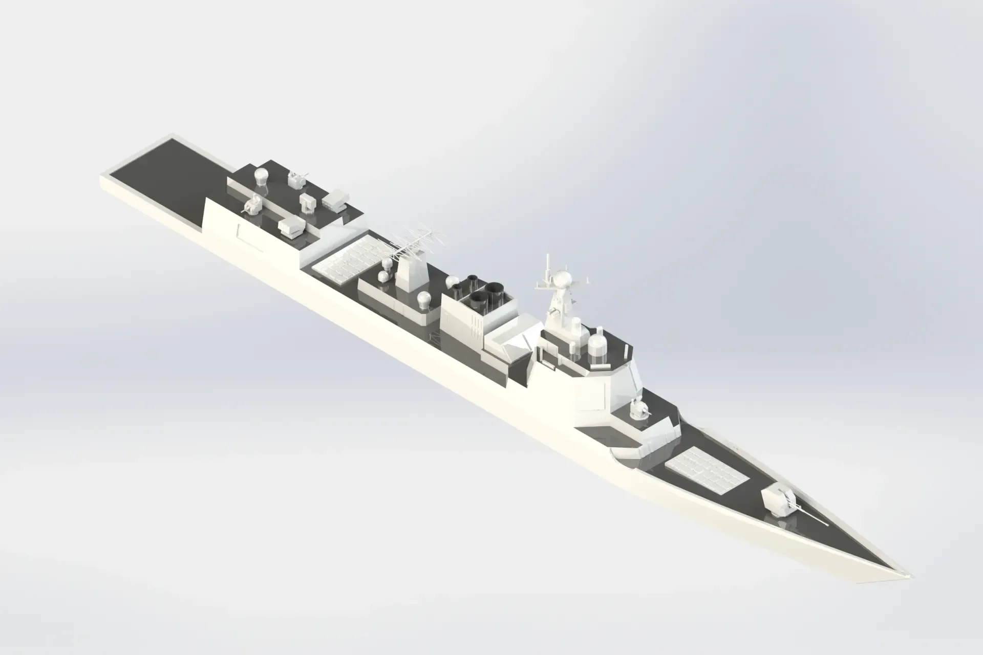 中北大学-舰船武器军事模型