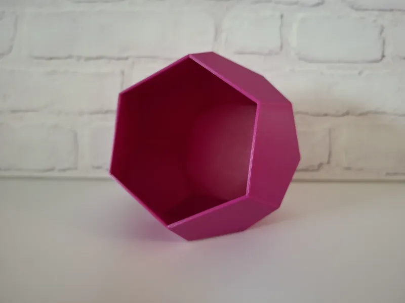 Pentagon flower pot – Pot de fleur Pentagone