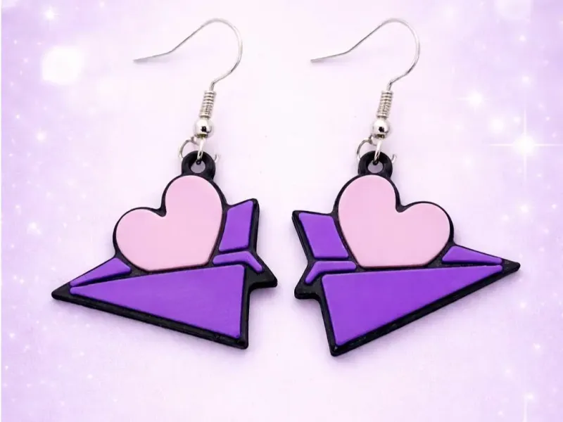 Love Flight Earrings - Valentine's Day