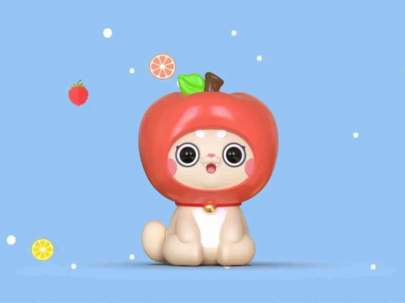 水果猫咪——苹苹